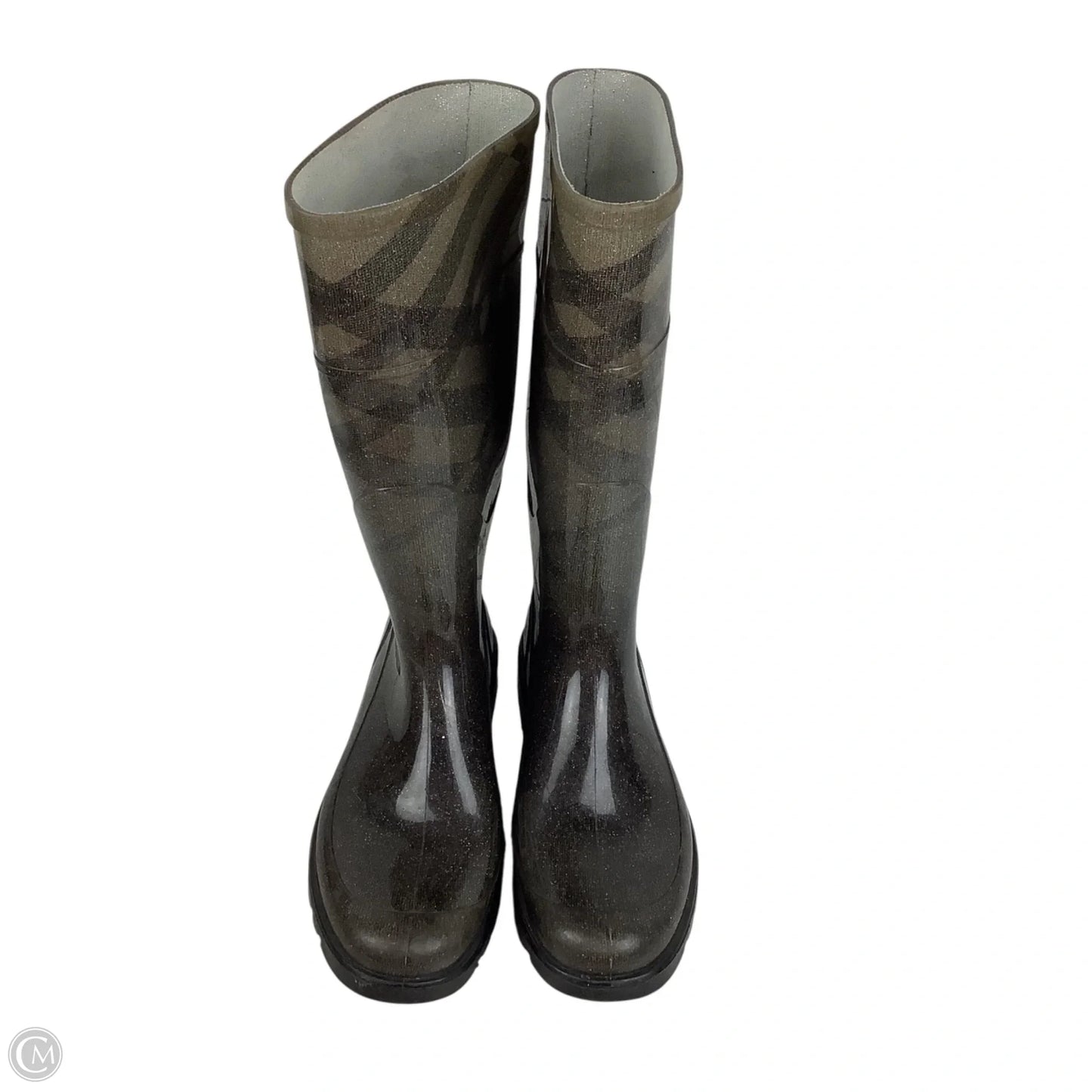 Boots Luxury Designer By Burberry In Black, Size: 38