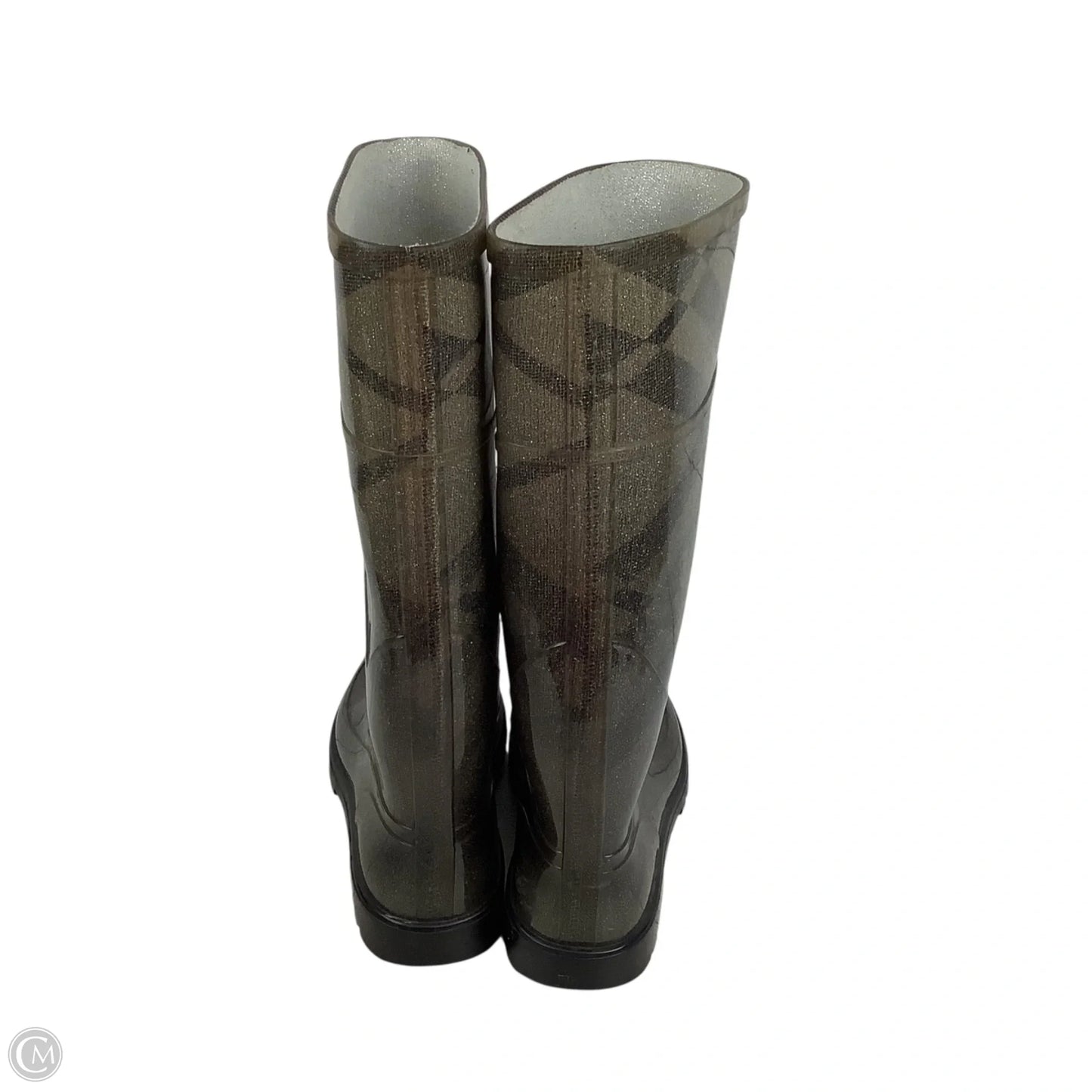 Boots Luxury Designer By Burberry In Black, Size: 38
