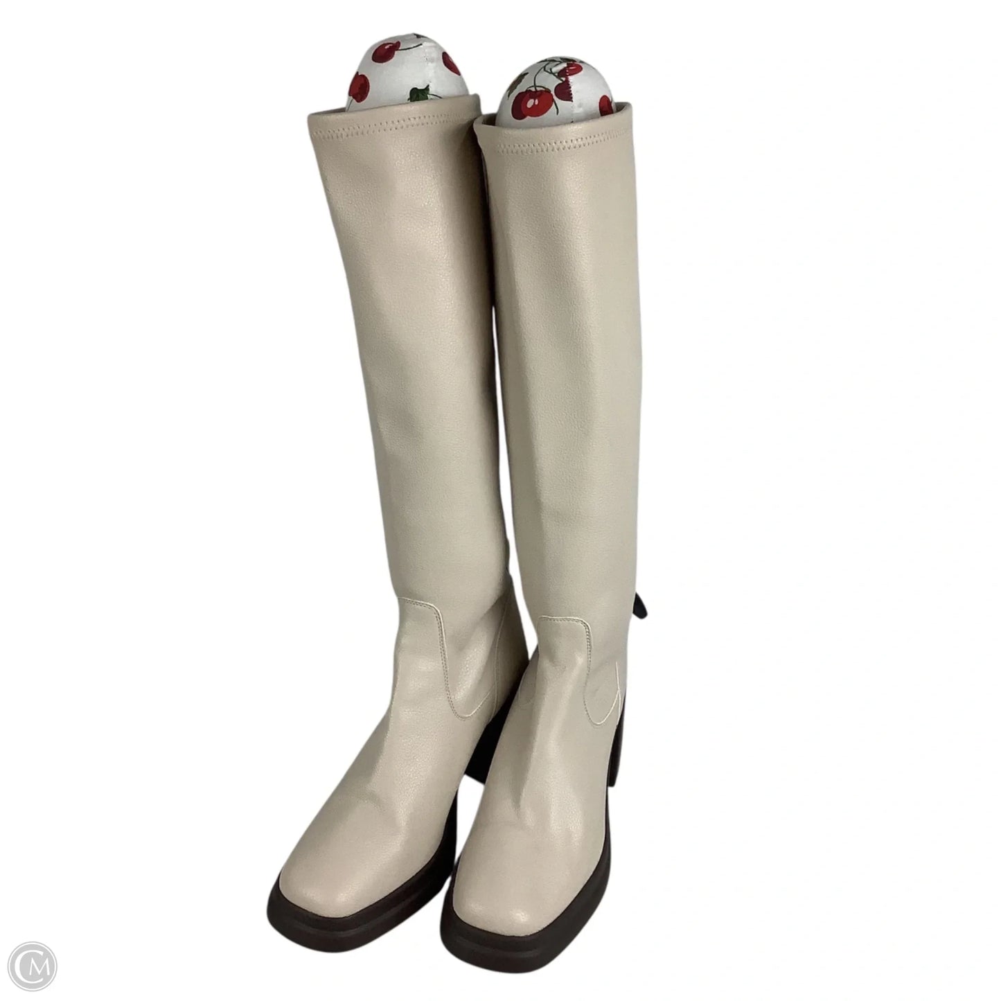 Boots Mid-calf Heels By Matisse In Cream, Size: 9