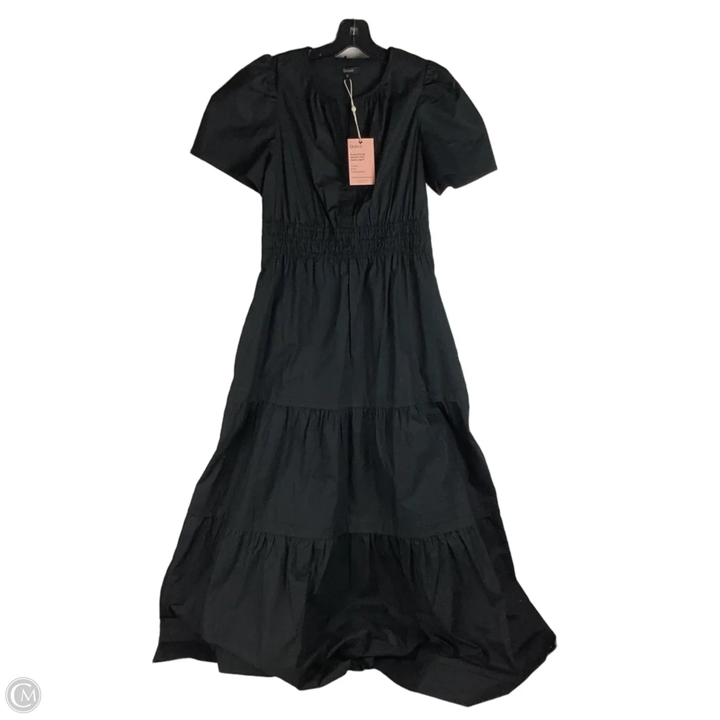 Dress Casual Maxi By Quince In Black, Size: S