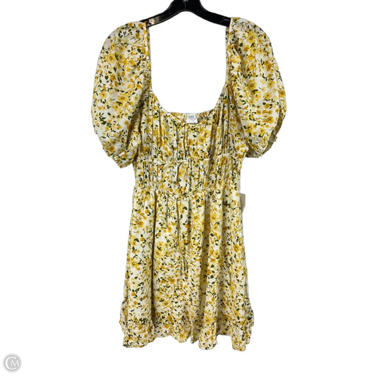 Dress Party Short By Sienna Sky In Yellow, Size: L