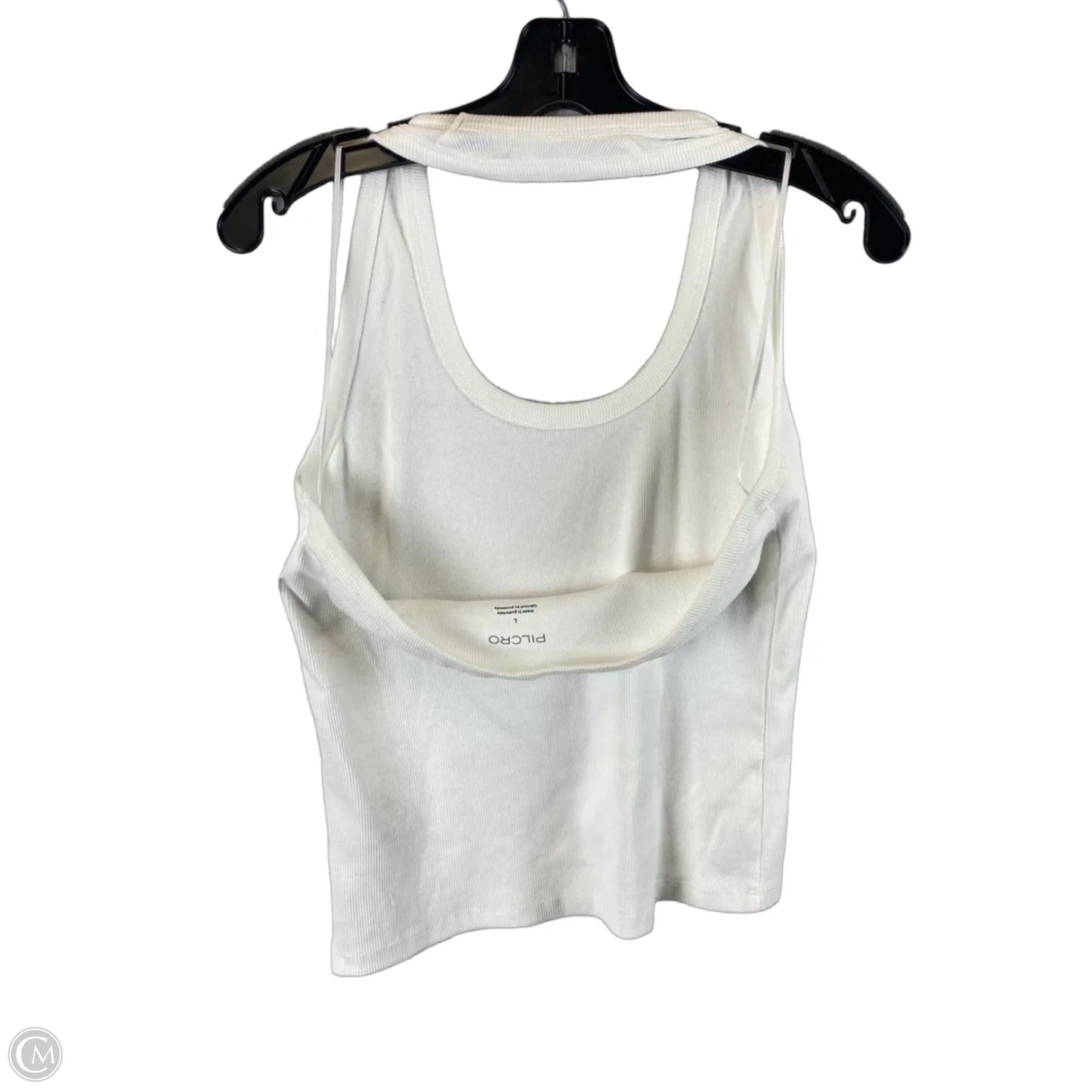 Top Sleeveless By Pilcro In White, Size: L