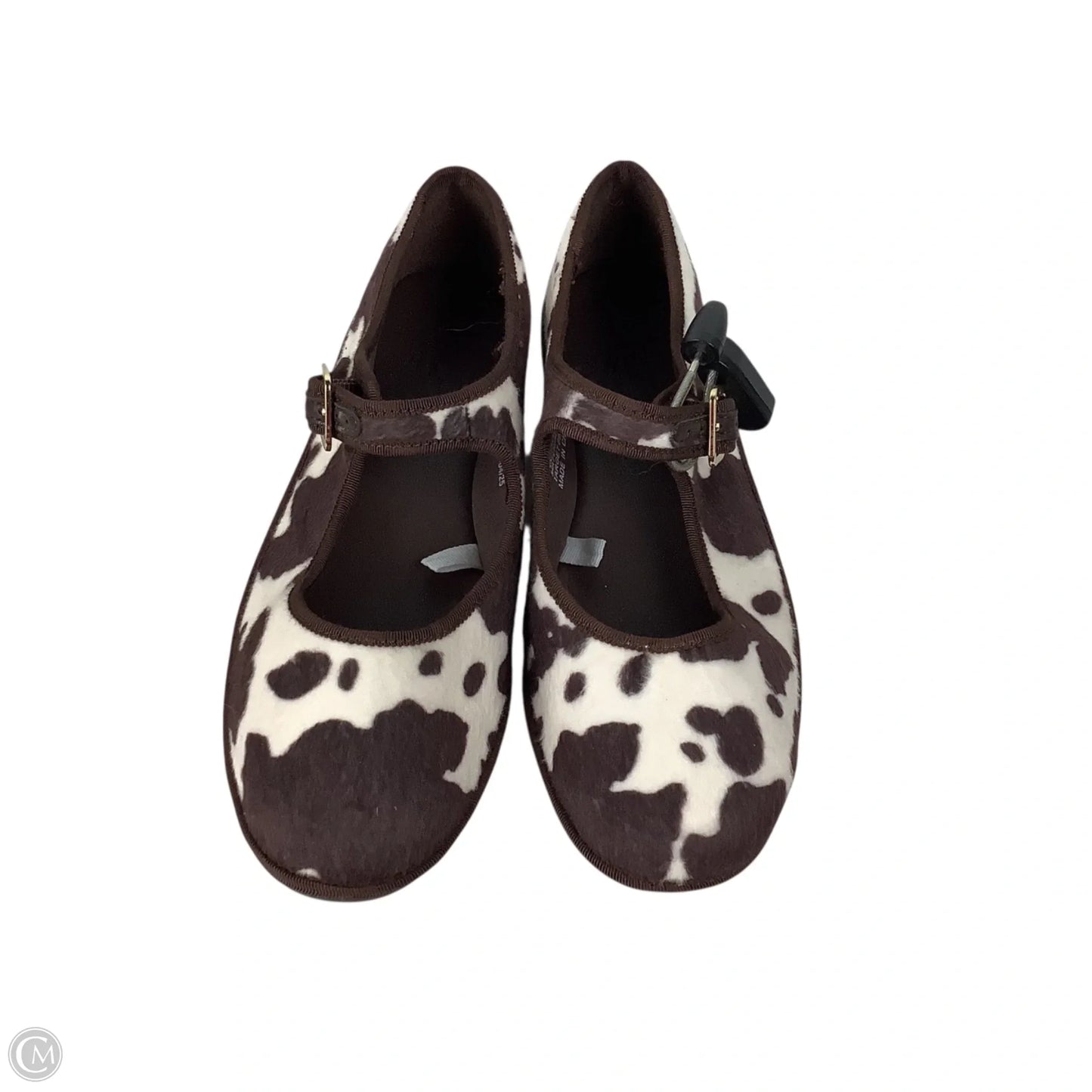 Shoes Flats By Universal Thread In Brown & White, Size: 7