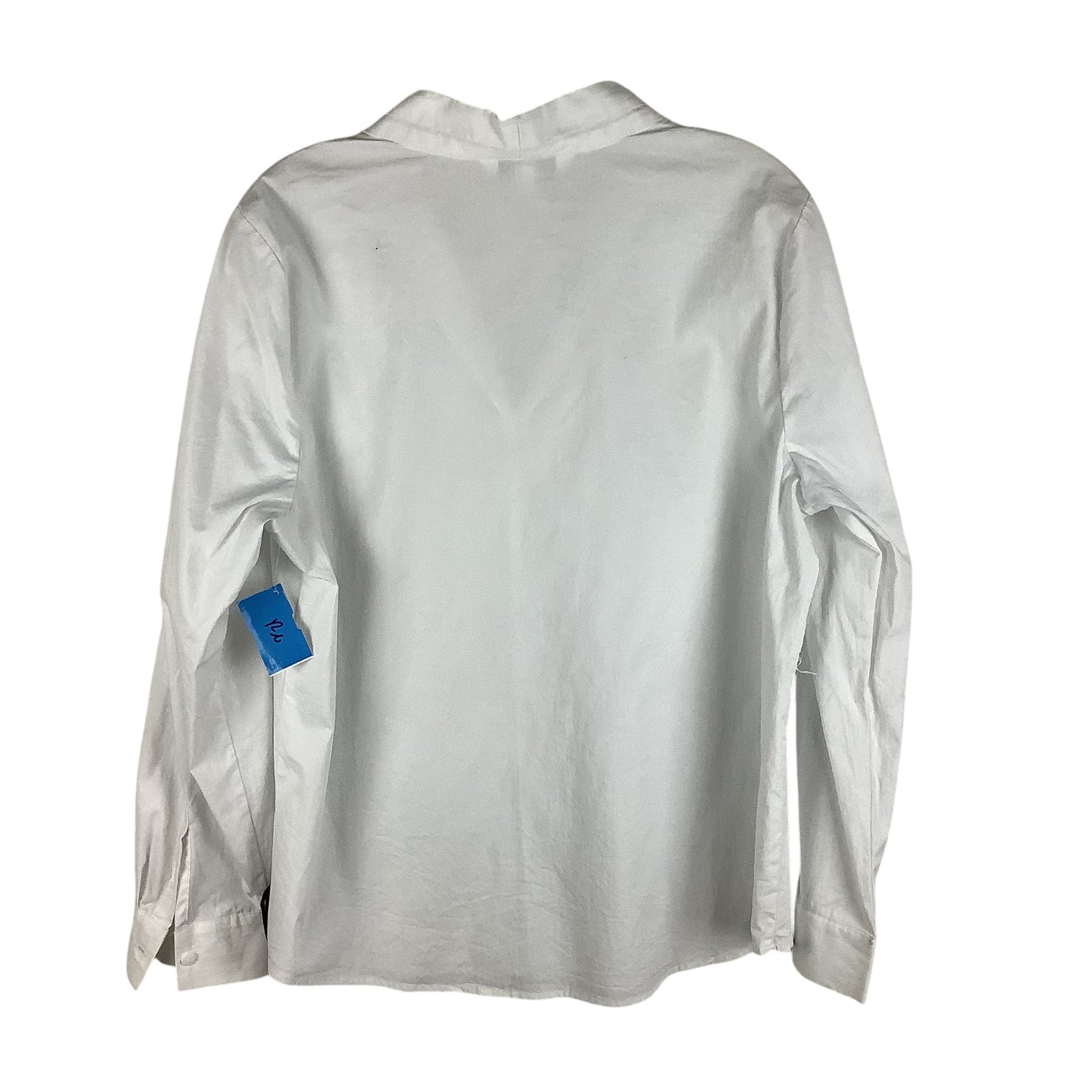 Top Long Sleeve By Liverpool In White, Size: L