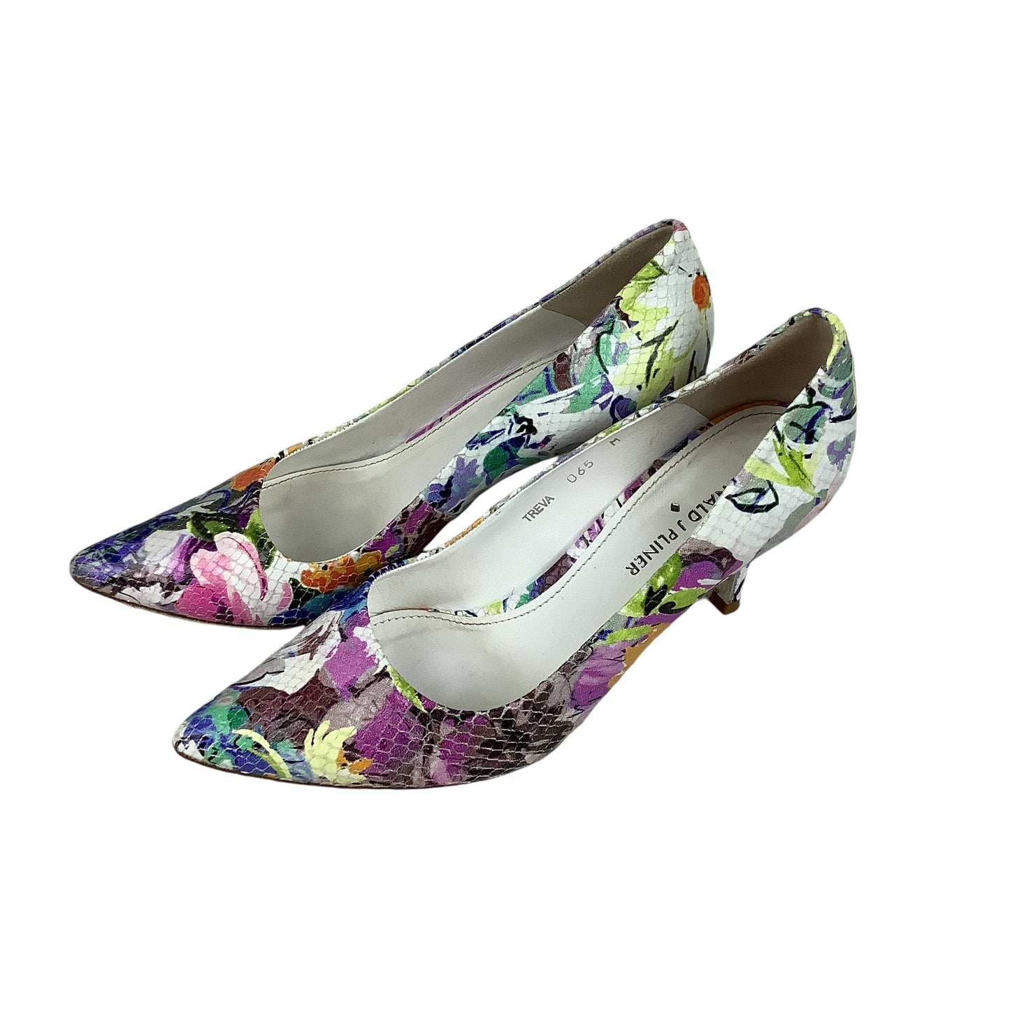 Shoes Designer By Donald Pliner In Floral Print, Size: 6.5