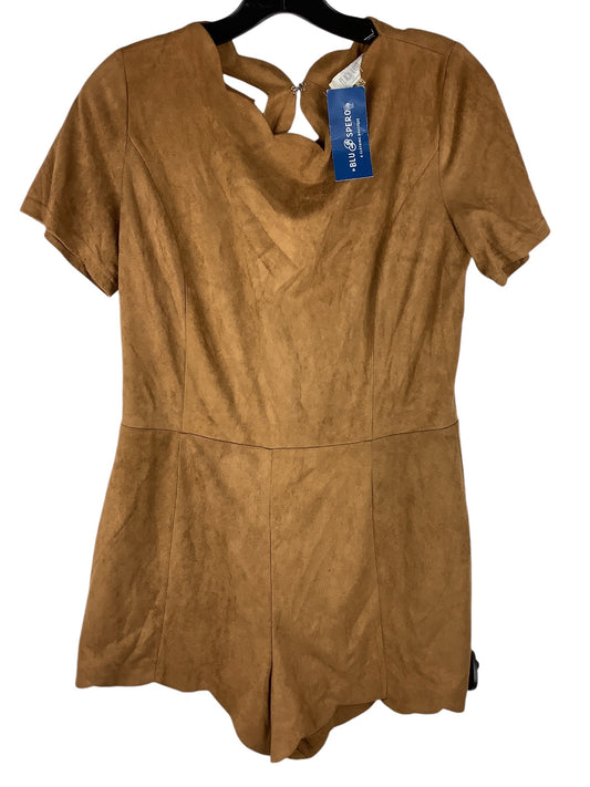 Romper By Peach Love Cream California In Brown, Size: L