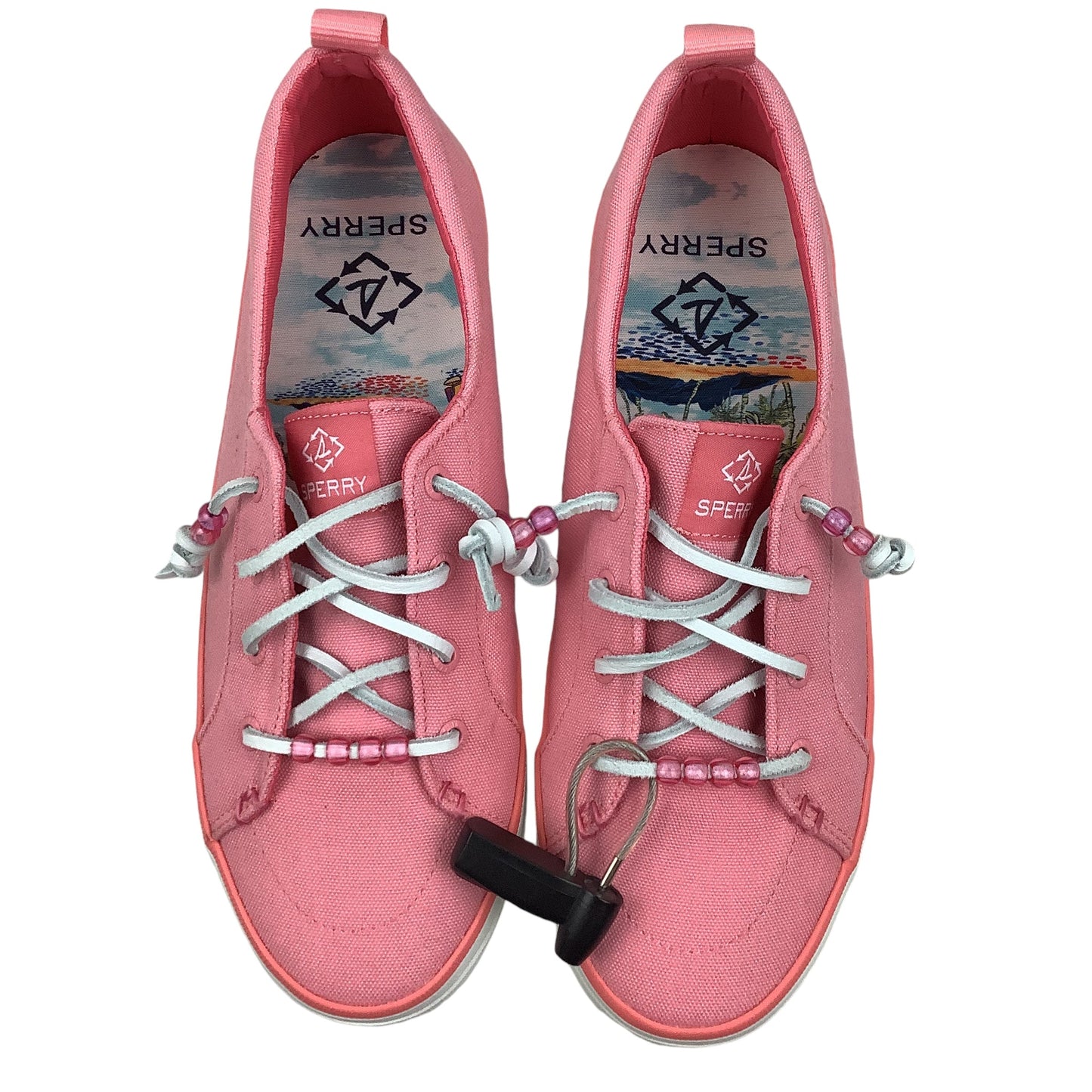 Shoes Sneakers By Sperry In Pink, Size: 9