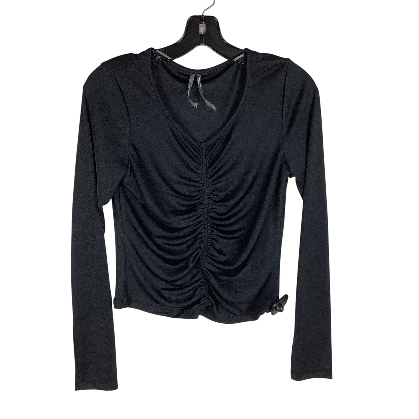 Top Long Sleeve By Anthropologie In Black, Size: S