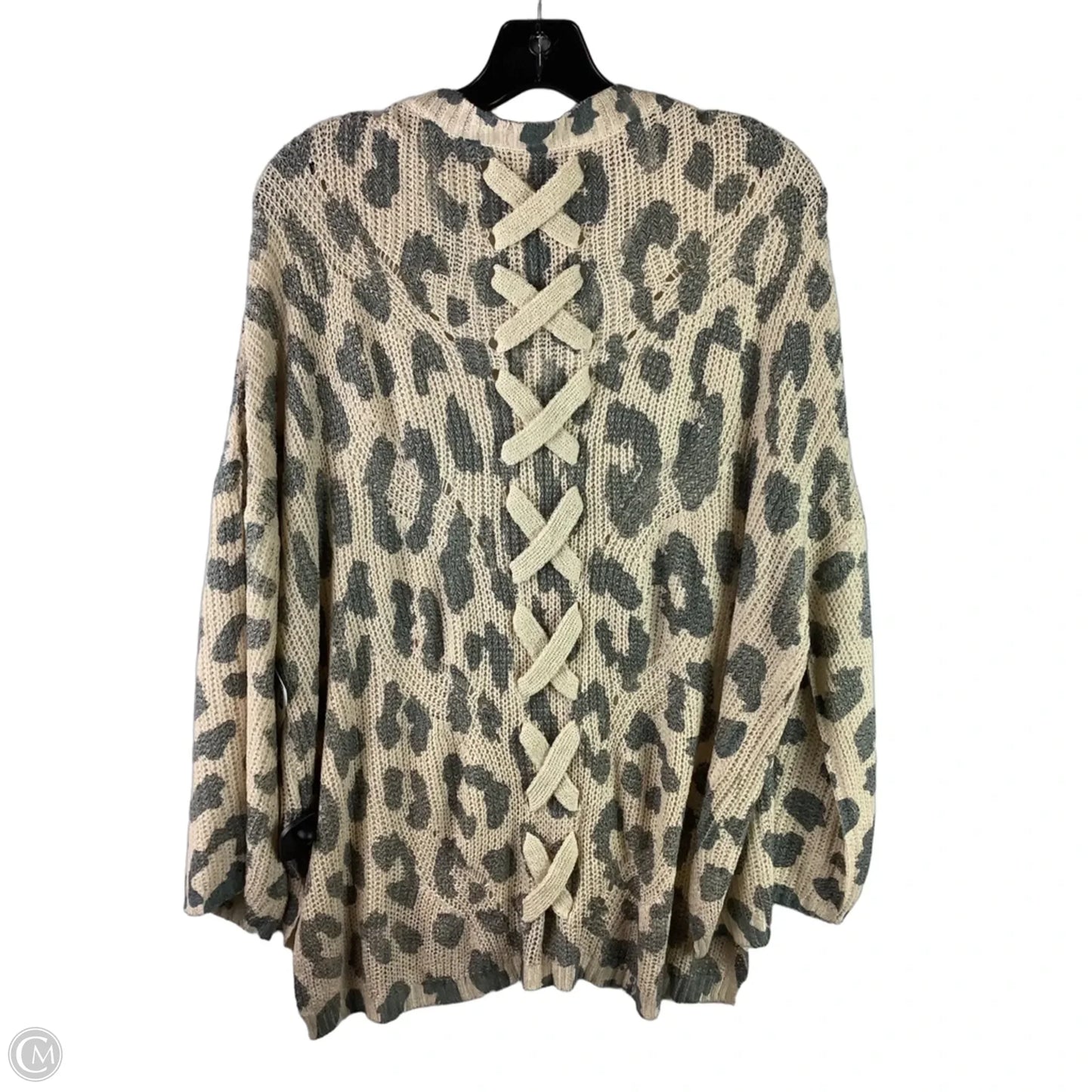 Top Long Sleeve By Pol In Animal Print, Size: M