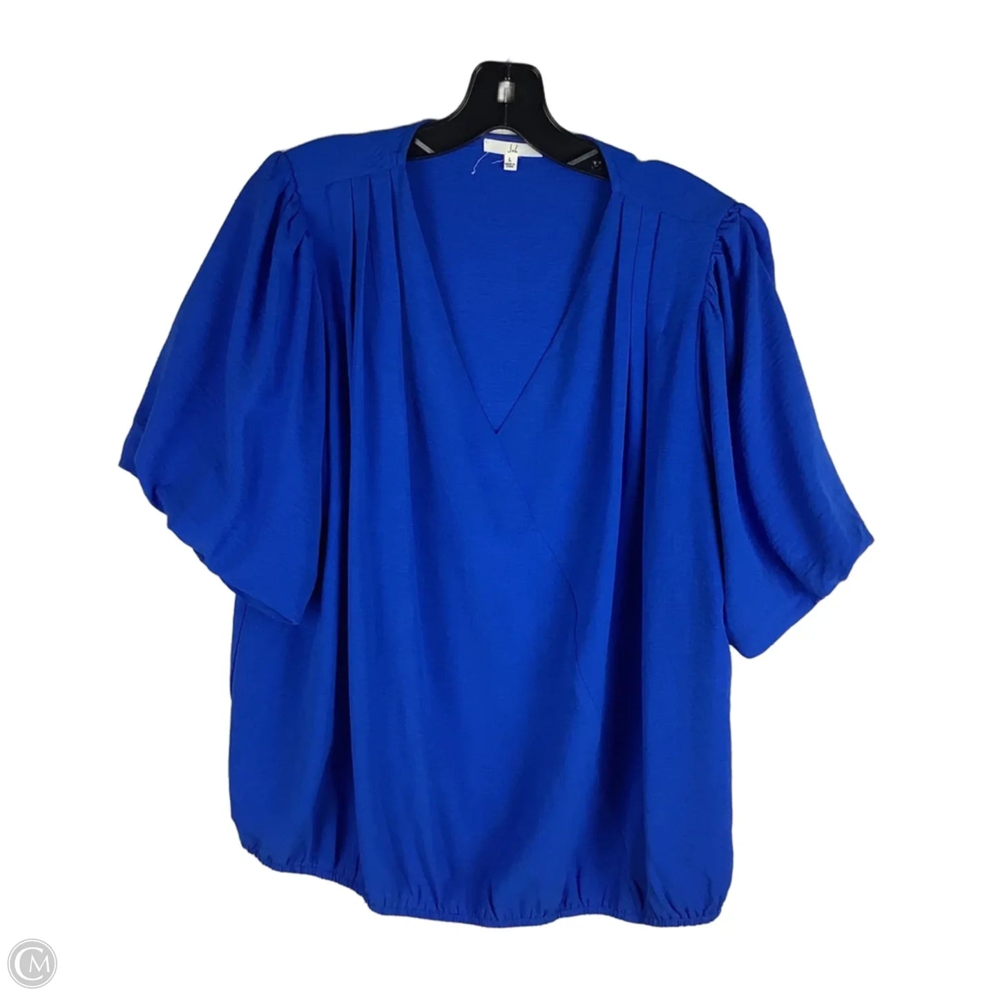Top Short Sleeve By Clothes Mentor In Blue, Size: L