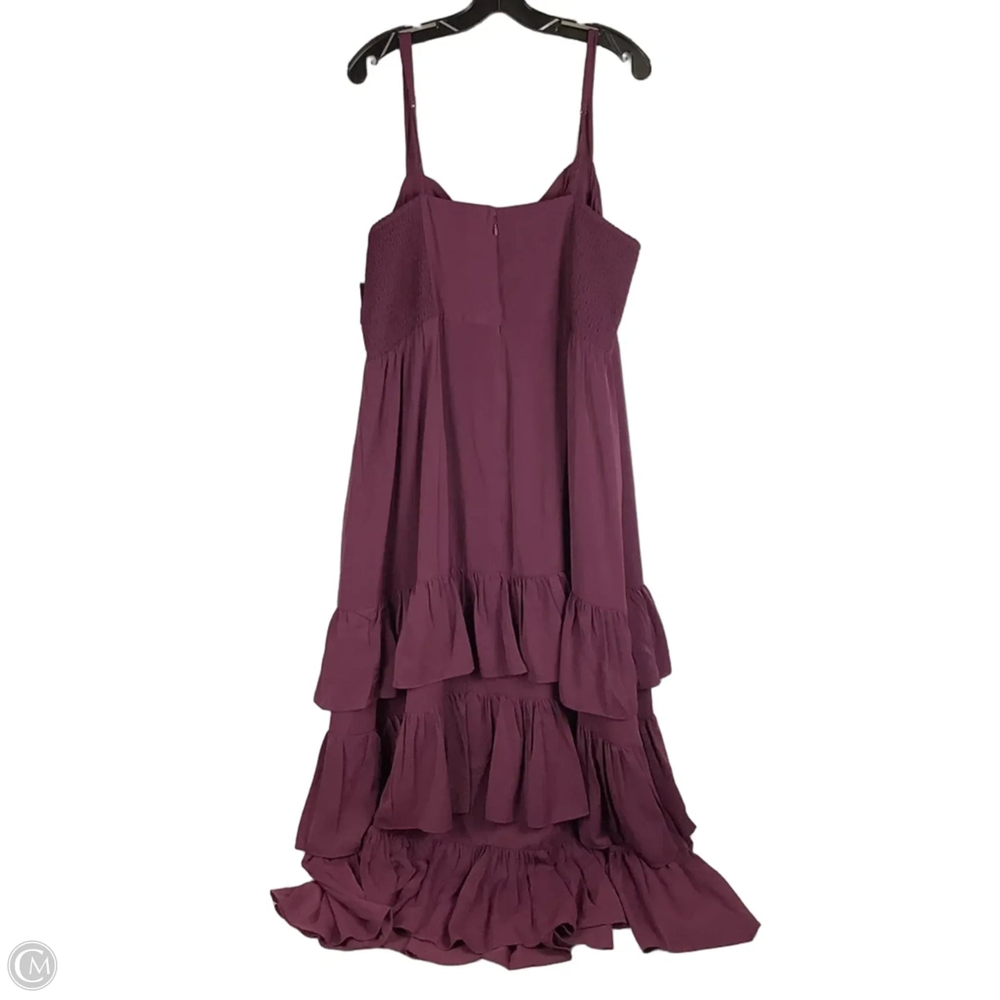 Dress Party Long By Abercrombie And Fitch In Purple, Size: Xxl Petite