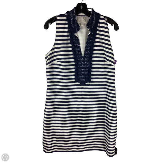 Dress Casual Midi By Sail To Sable In Striped Pattern, Size: M