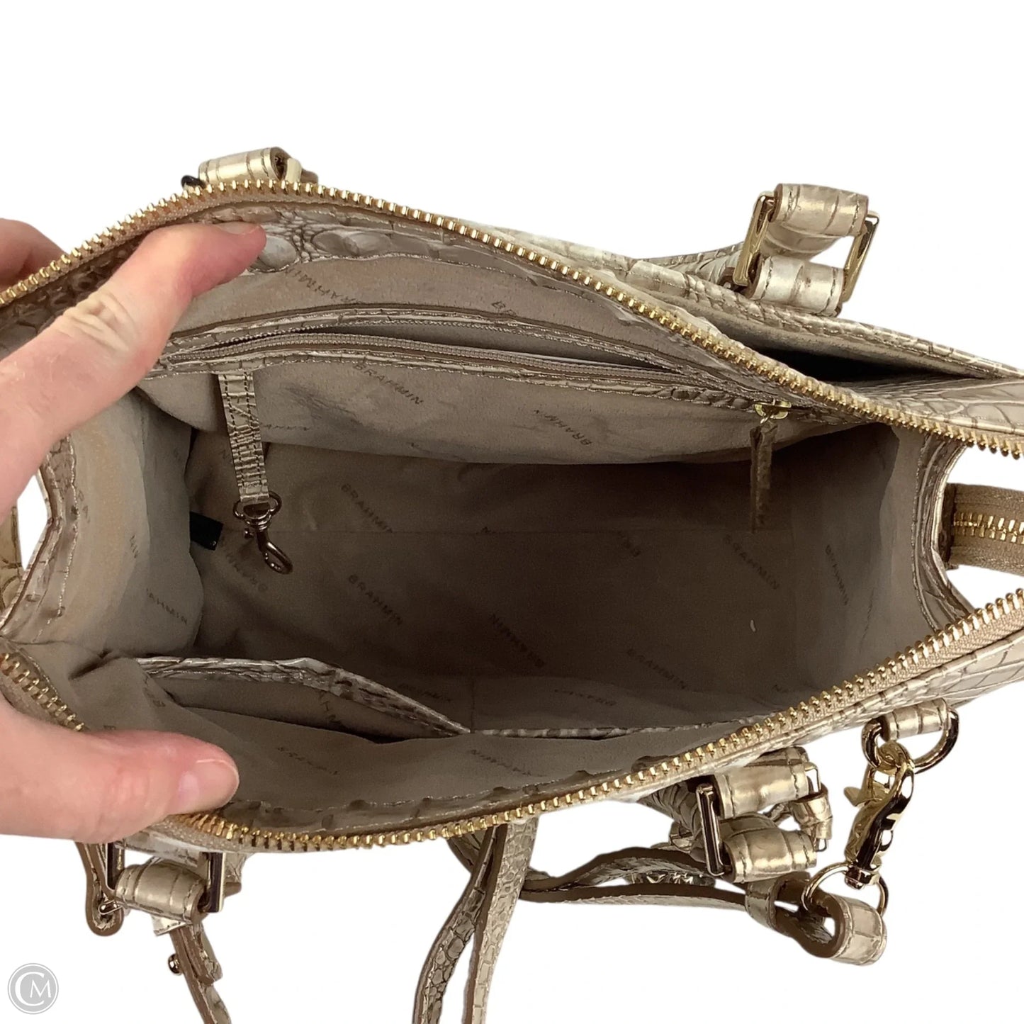 Crossbody Designer By Brahmin, Size: Medium