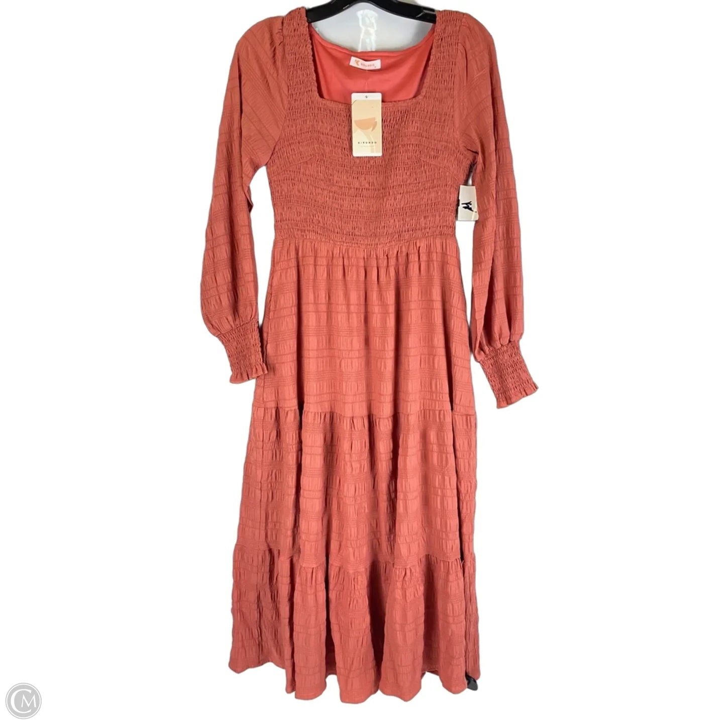 Dress Casual Maxi By Kirundo In Orange, Size: S