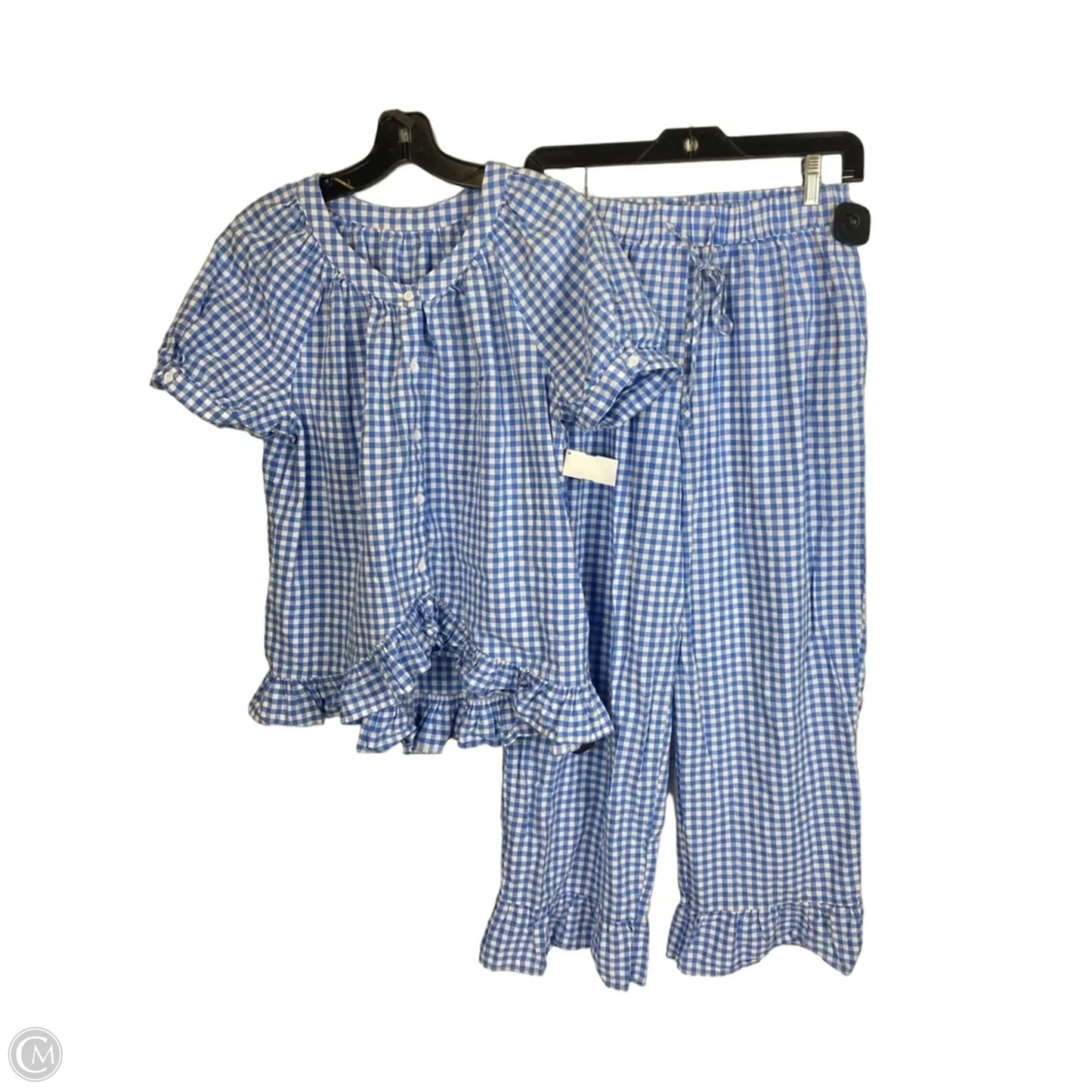 Pants Set 2pc By Clothes Mentor In Plaid Pattern, Size: M