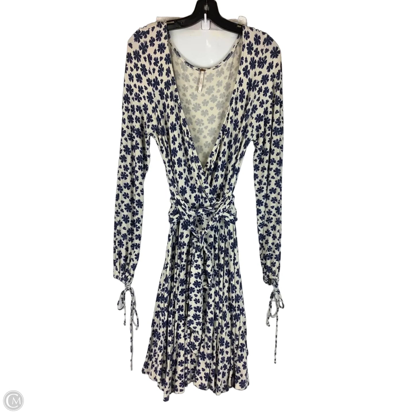 Dress Casual Midi By Free People In Blue, Size: L