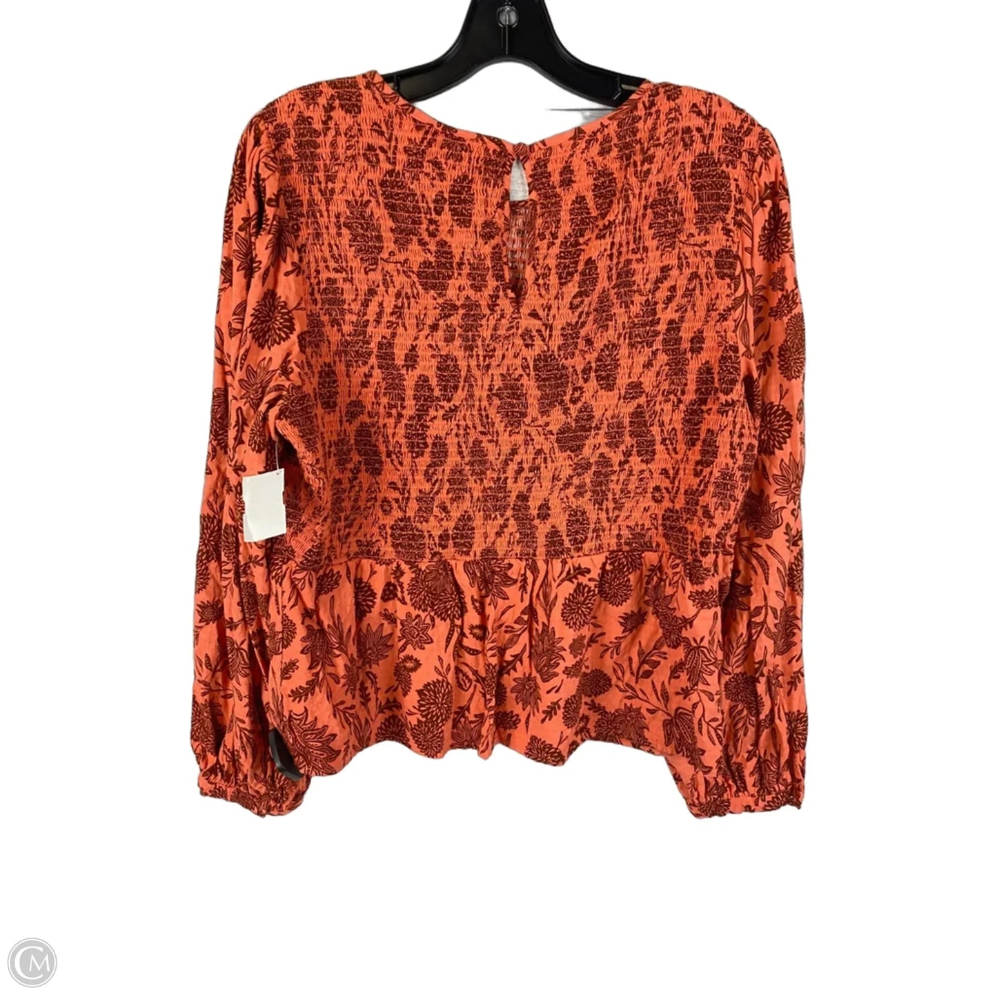 Top Long Sleeve By Universal Thread In Orange, Size: Xl