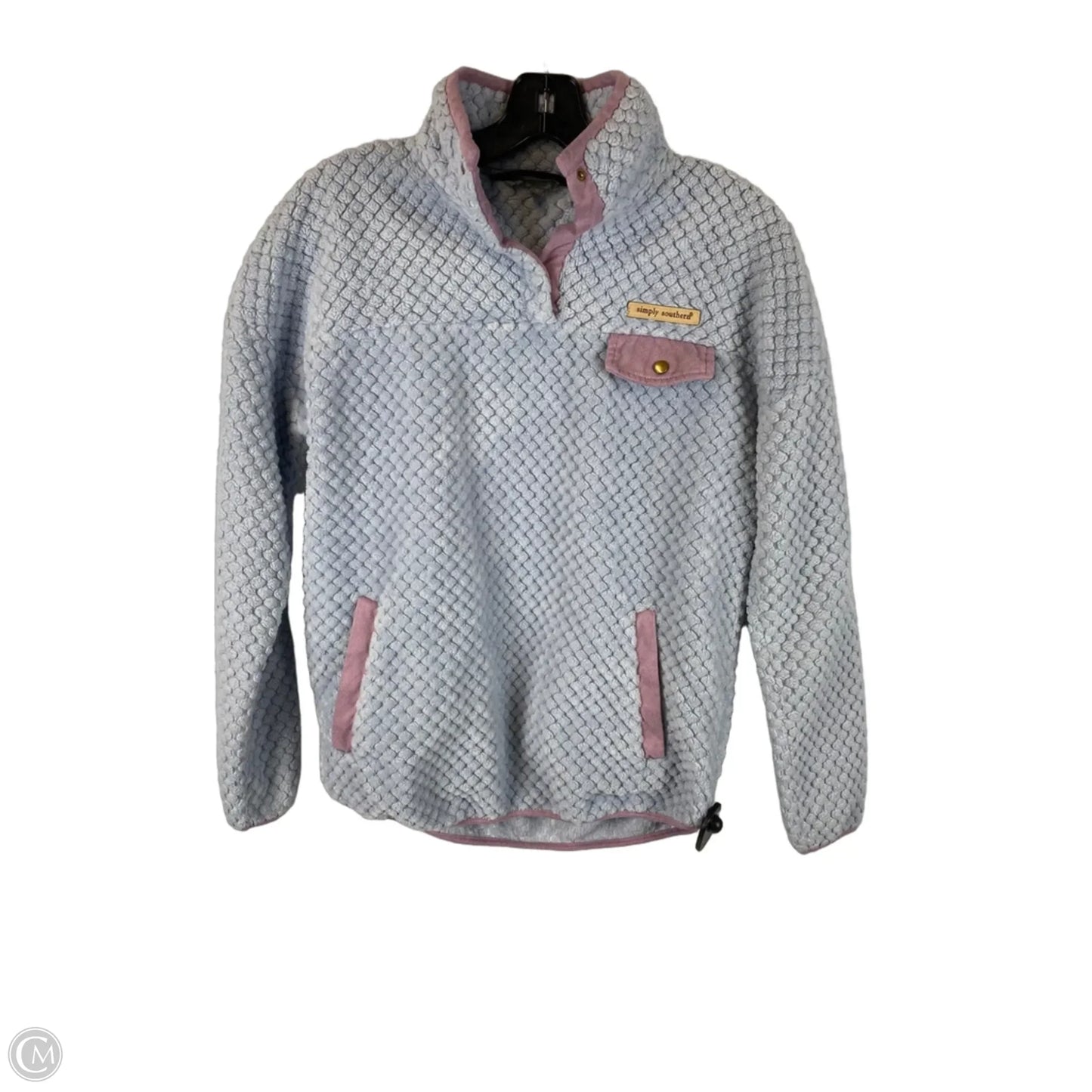 Jacket Fleece By Simply Southern In Purple, Size: S
