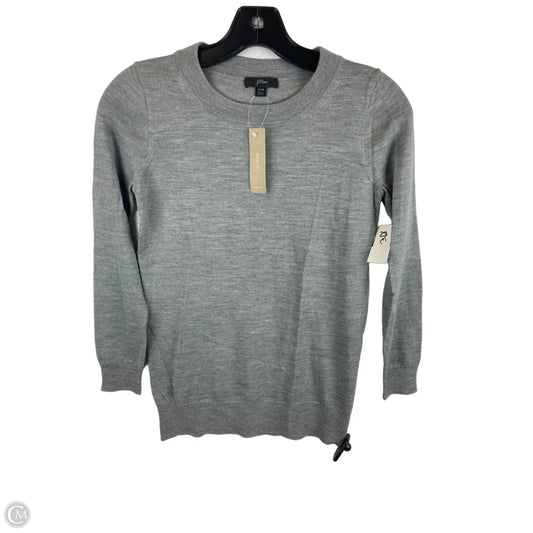 Top Long Sleeve By J. Crew In Grey, Size: Xxs