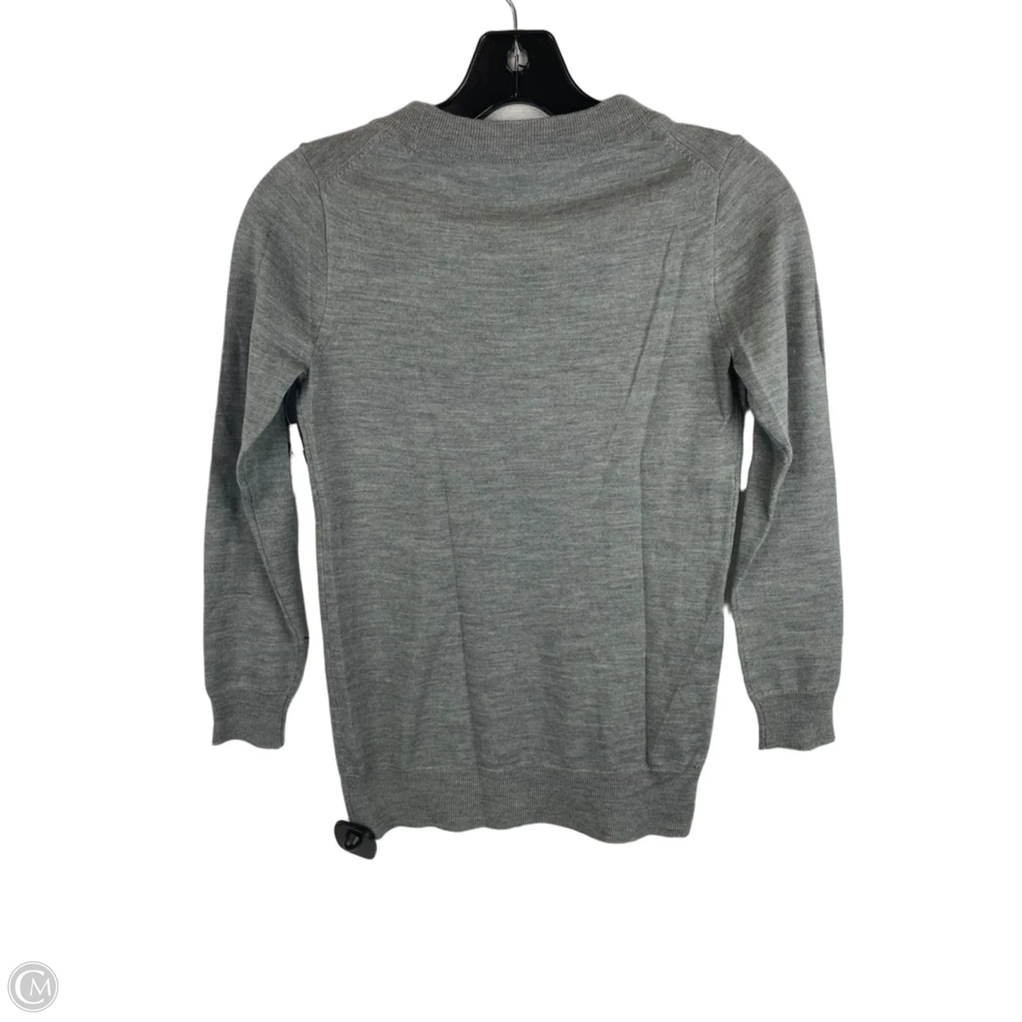 Top Long Sleeve By J. Crew In Grey, Size: Xxs