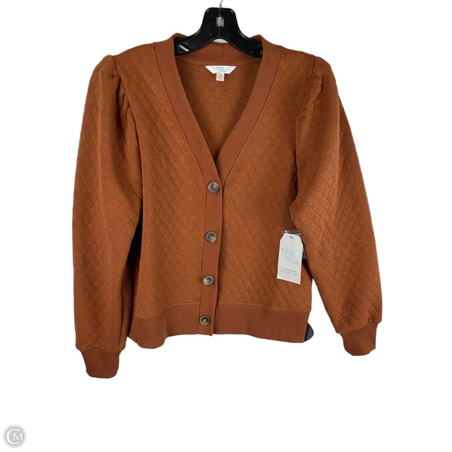 Cardigan By Time And Tru In Brown, Size: S