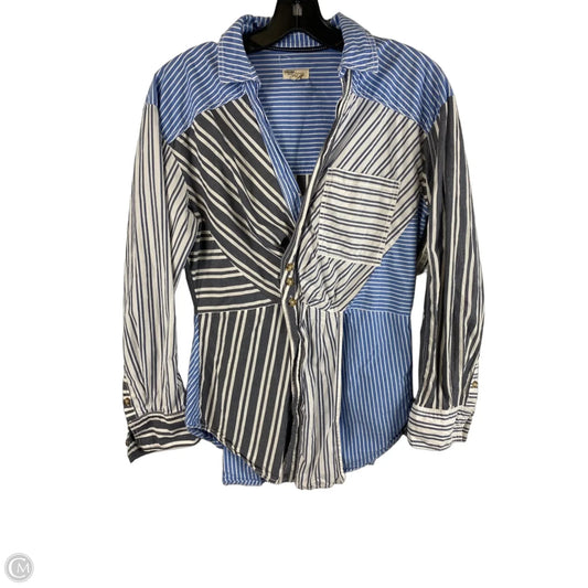 Top Long Sleeve By Pilcro In Striped Pattern, Size: S