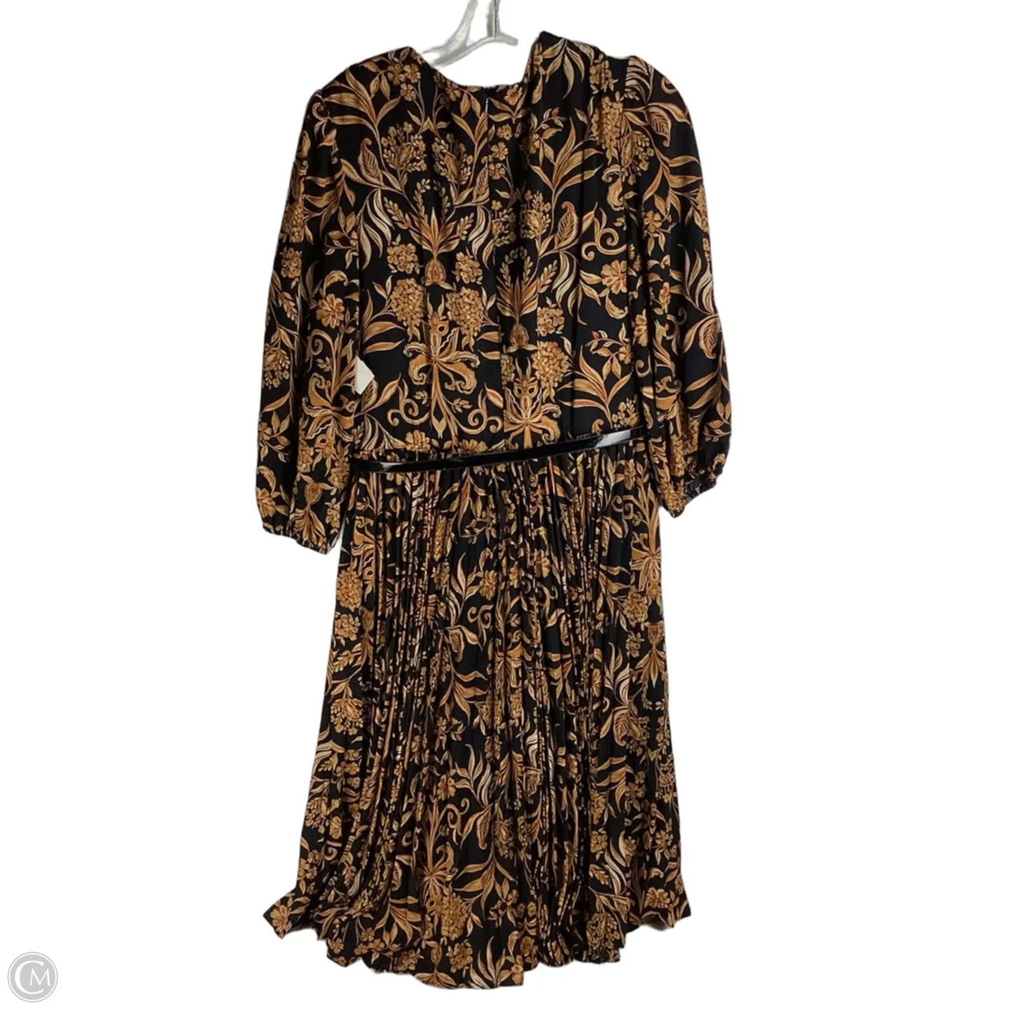 Dress Party Midi By Cmc In Black & Brown, Size: 14