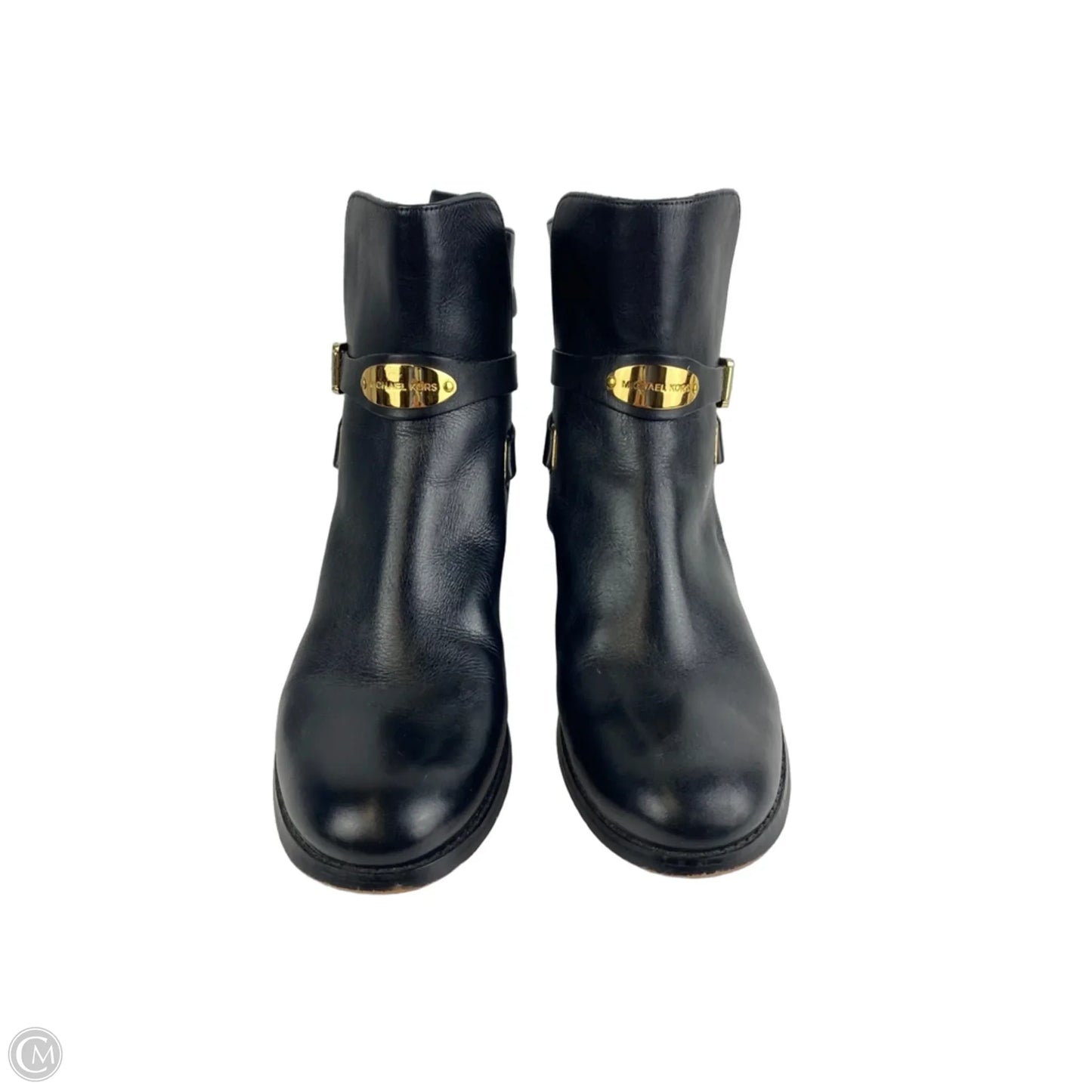 Boots Designer By Michael Kors In Black, Size: 7