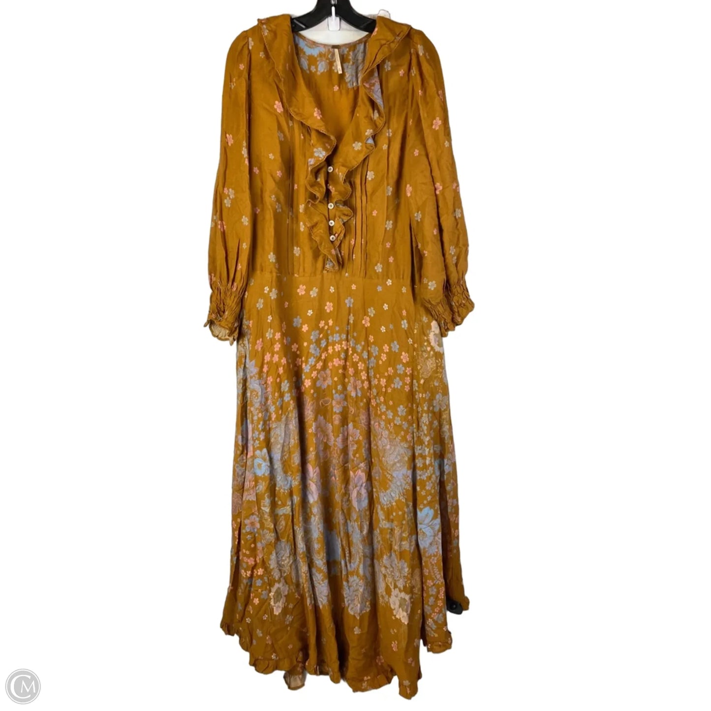 Dress Casual Maxi By Free People In Floral Print, Size: Xl