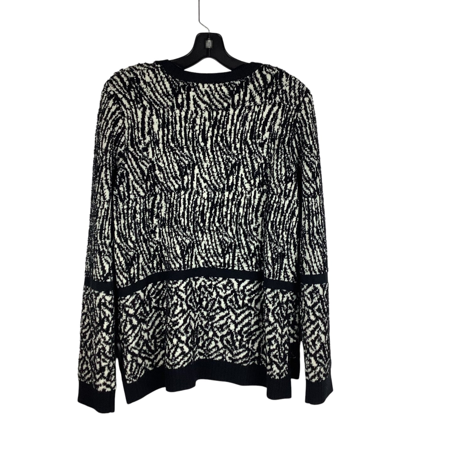 Sweater By Rachel Roy In Black & White