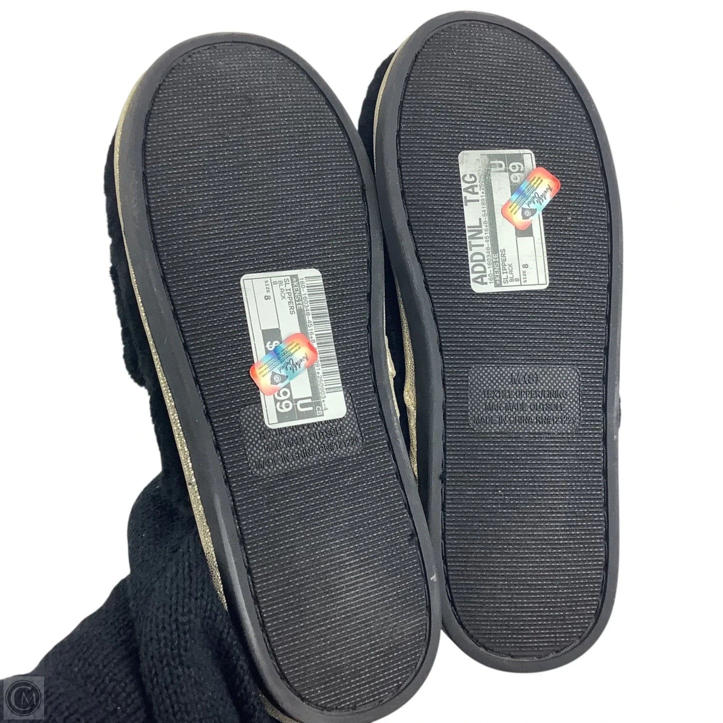 Slippers By Kensie In Black, Size: 8