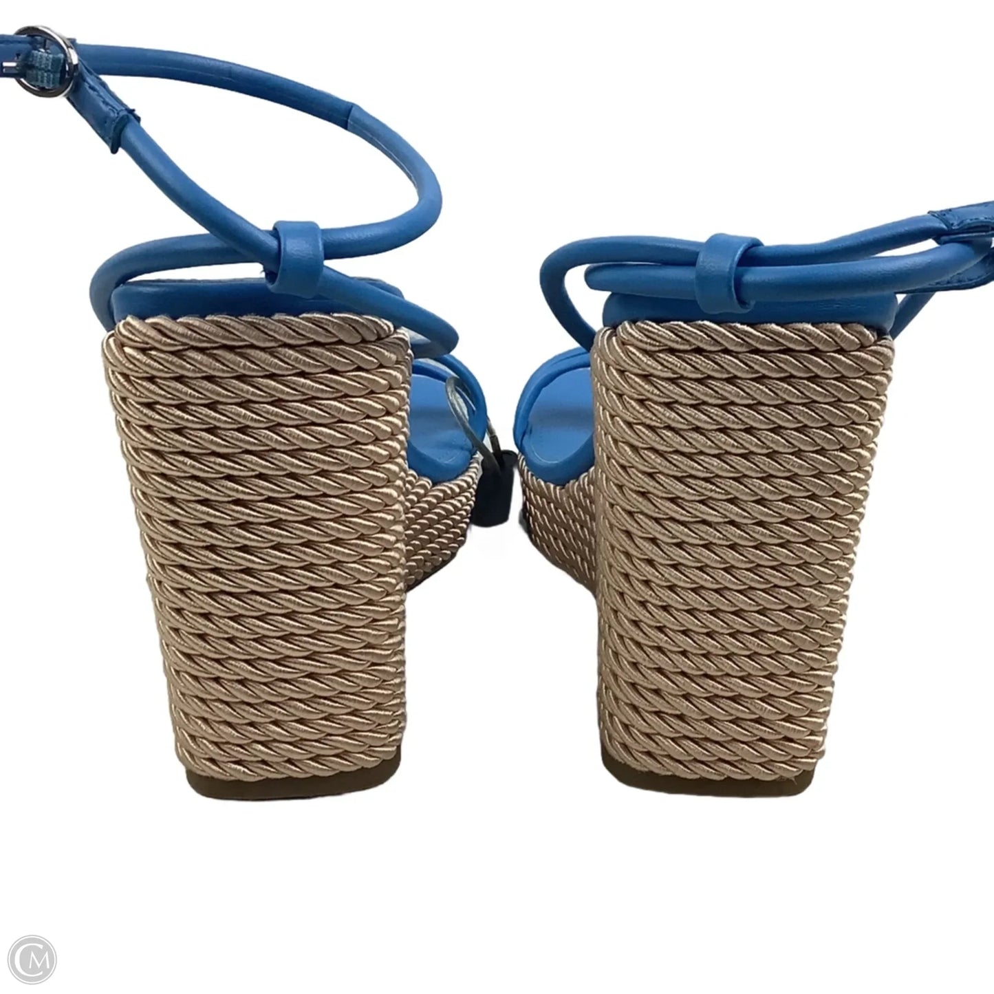 Sandals Heels Block By Marc Fisher In Blue, Size: 9