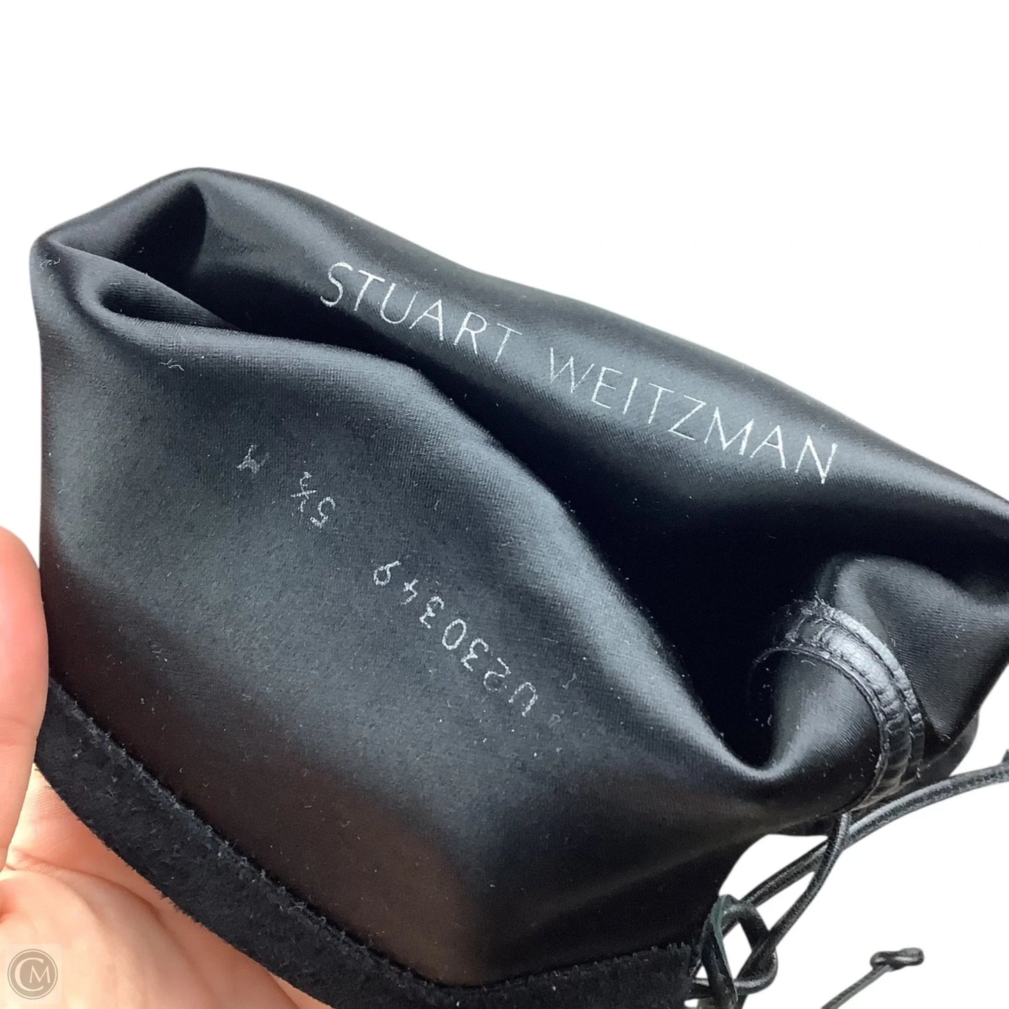 Boots Designer By Stuart Weitzman In Black, Size: 5.5