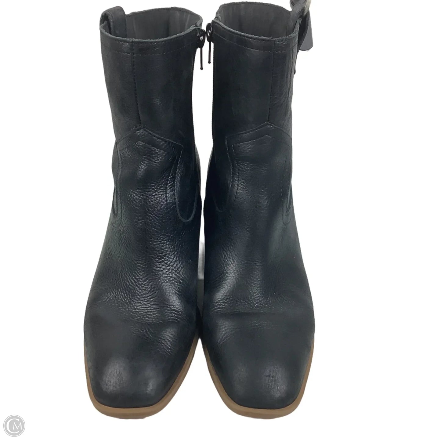 Boots Ankle Heels By Zodiac In Black, Size: 8