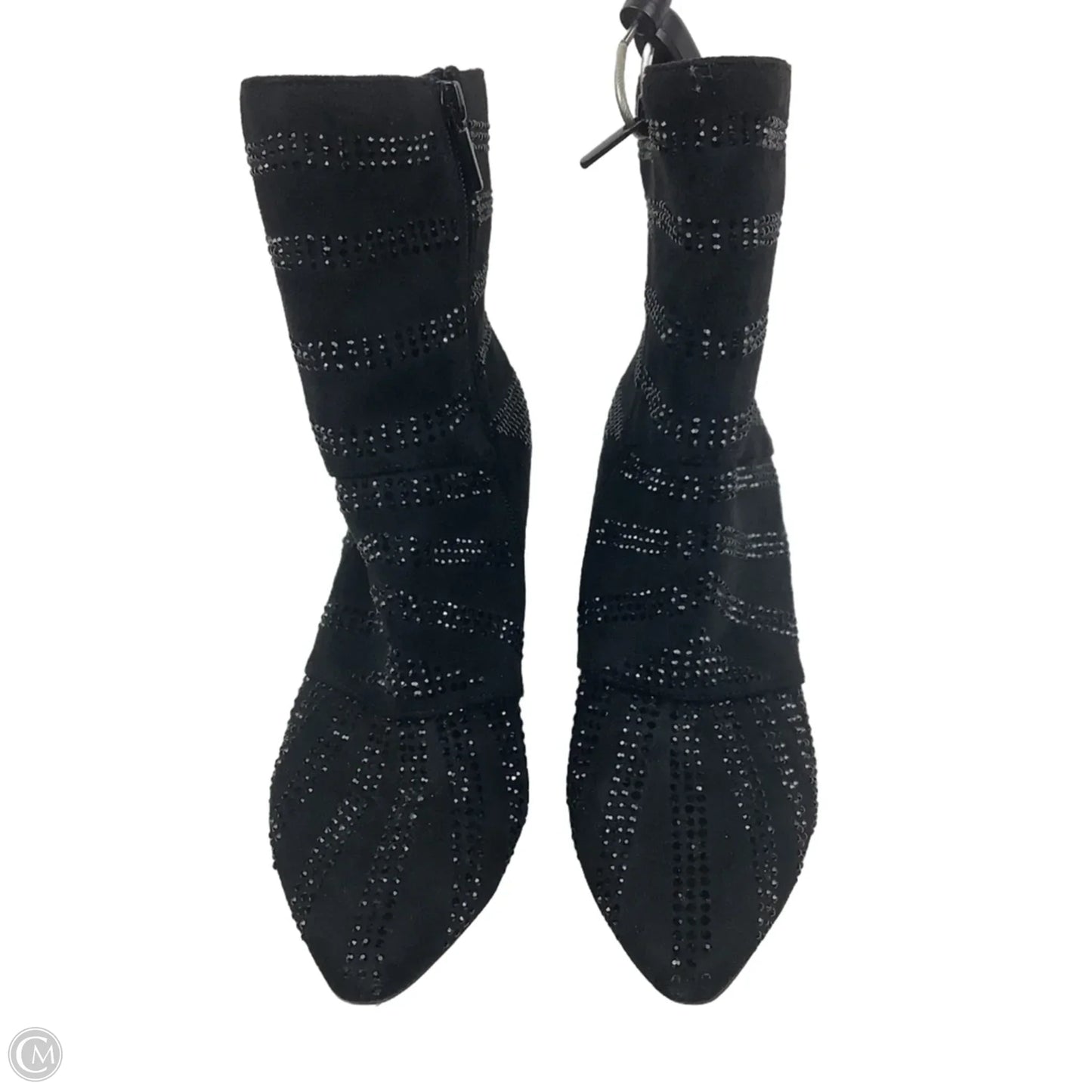 Boots Ankle Heels By Impo In Black, Size: 6.5