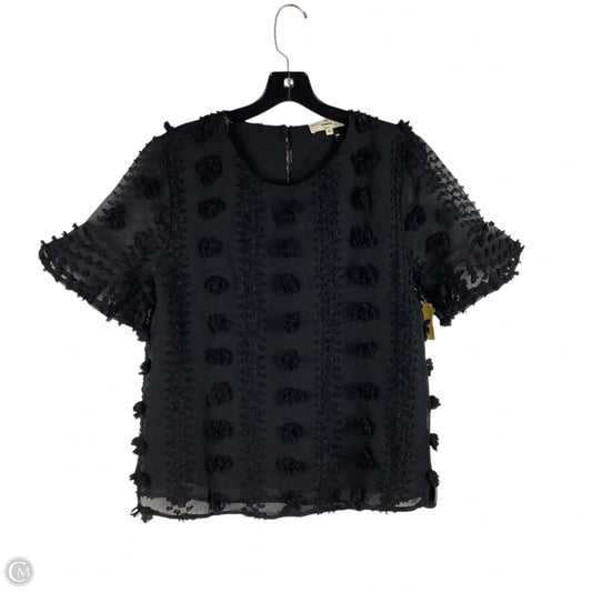 Top Short Sleeve By Entro In Black, Size: M