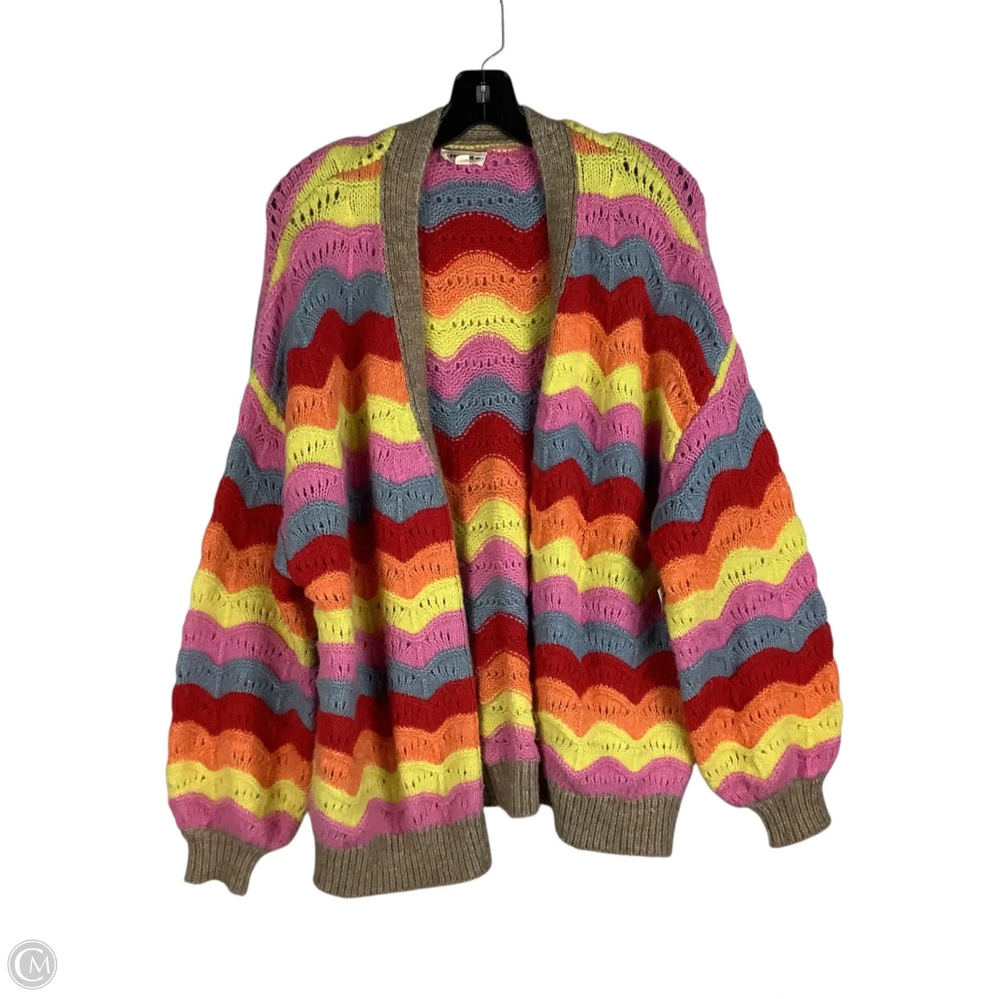 Sweater Cardigan By Ee Some In Multi-colored, Size: S/M