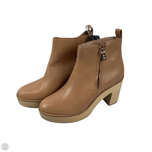 Boots Ankle Heels By Antonio Melani In Brown, Size: 9.5