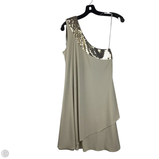 Dress Party Midi By Calvin Klein In Gold, Size: 8