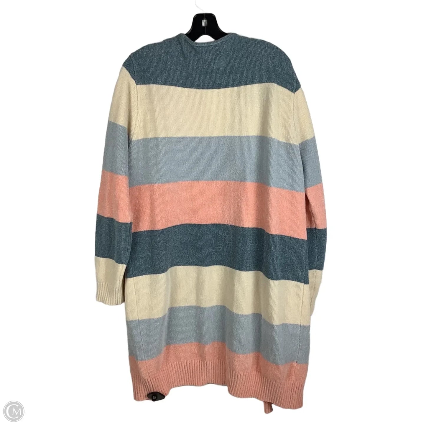 Sweater Cardigan By Simply Southern In Multi-colored, Size: Xl