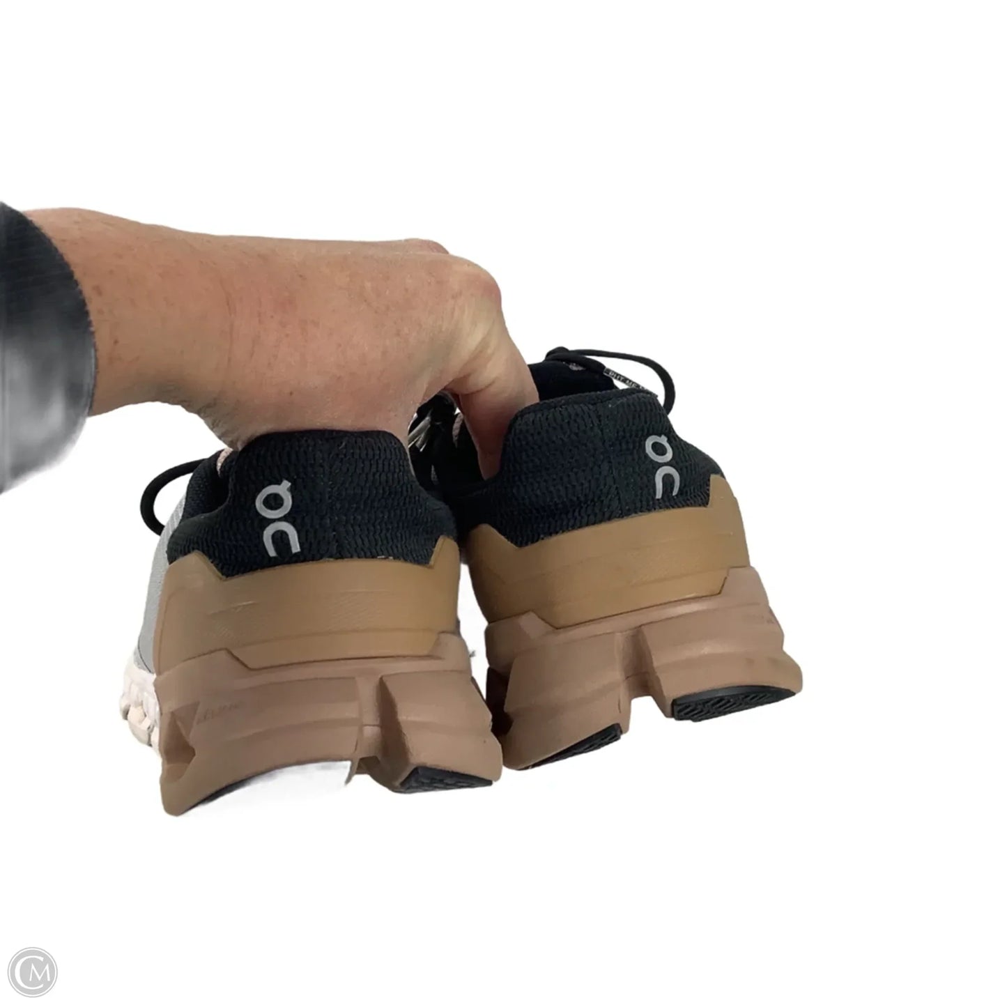 Shoes Athletic By On Cloud In Grey & Tan, Size: 9