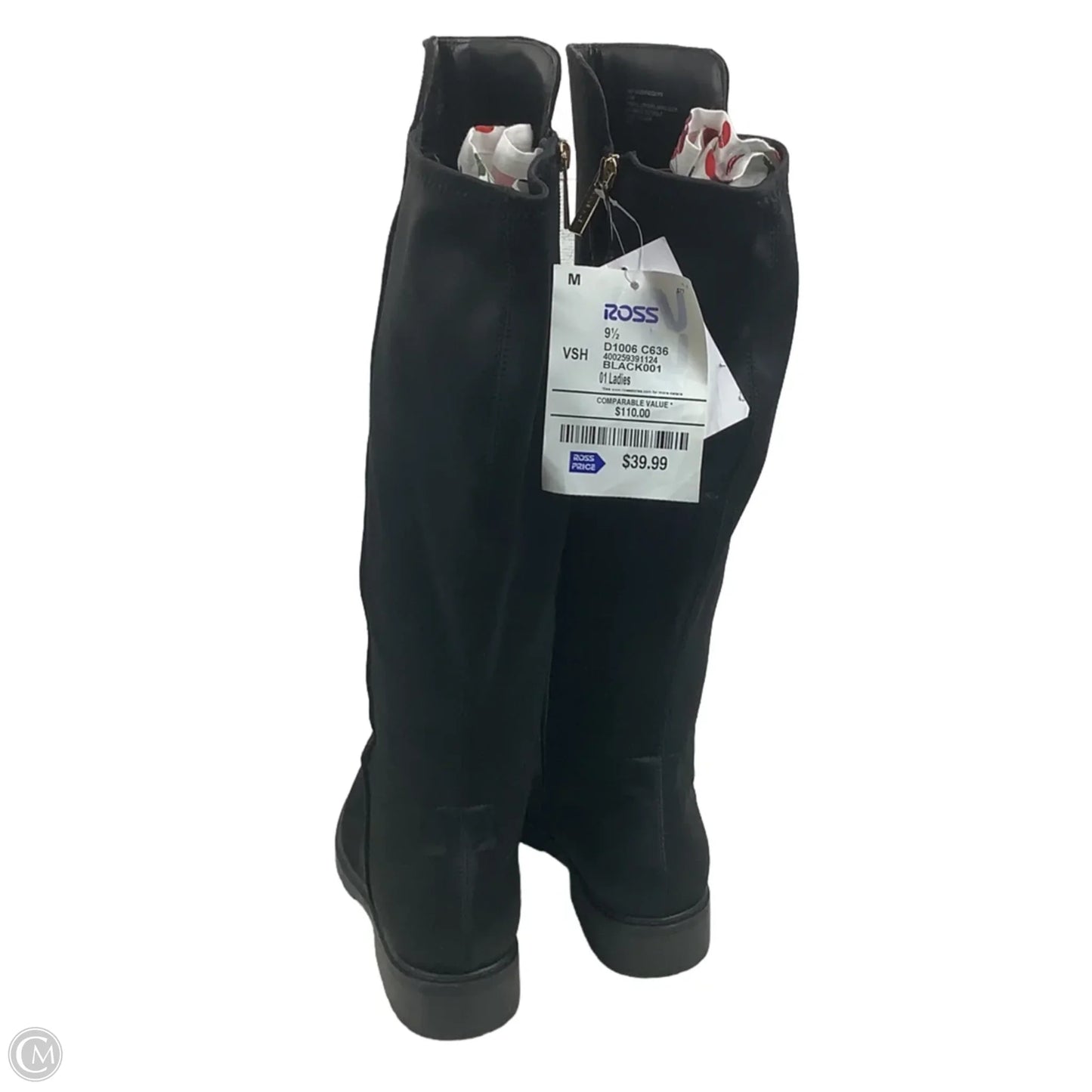 Boots Mid-calf Heels By Anne Klein In Black, Size: 9.5