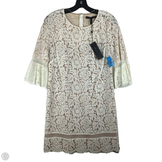 Dress Party Midi By Bcbgmaxazria In Cream, Size: Xs