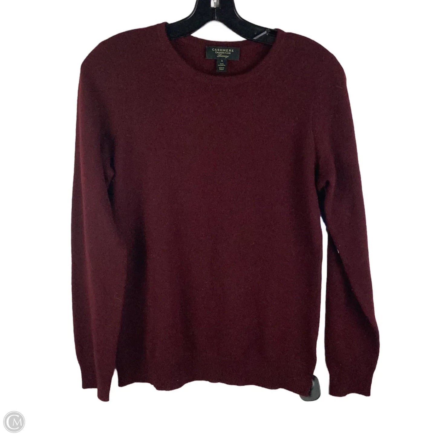 Sweater 100% Cashmere By Charter Club In Maroon, Size: S