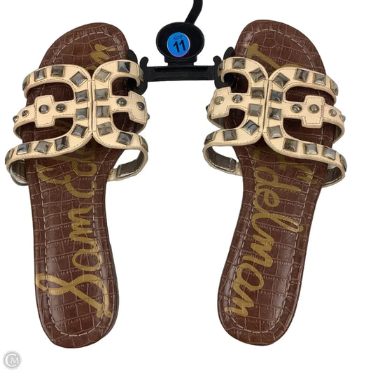 Sandals Flats By Sam Edelman In Cream, Size: 11