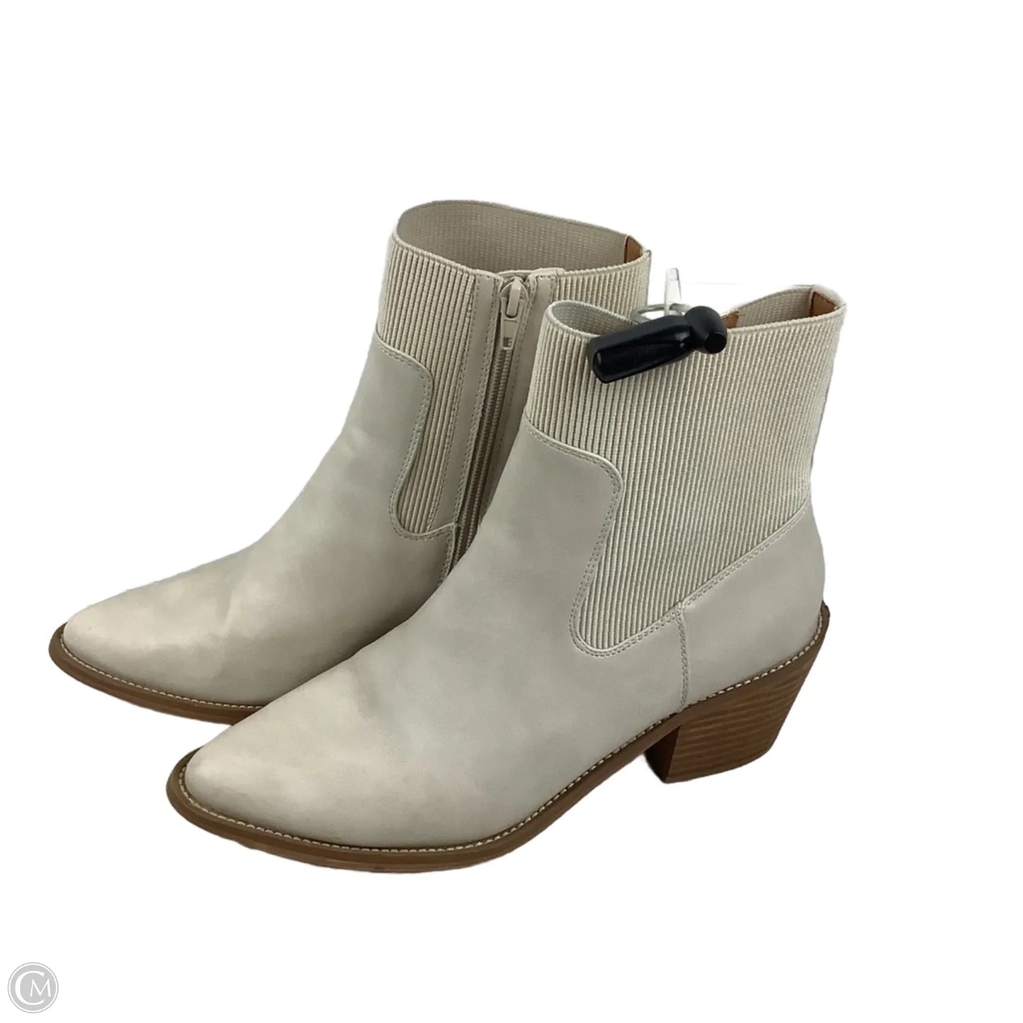 Boots Ankle Heels By Dolce Vita In Cream, Size: 10