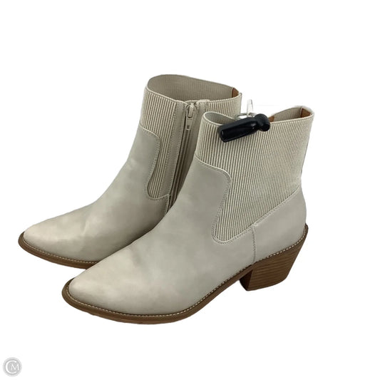 Boots Ankle Heels By Dolce Vita In Cream, Size: 10