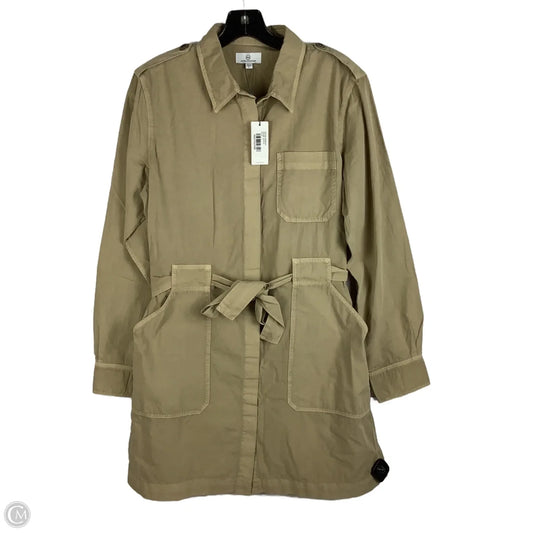 Dress Casual Midi By Adriano Goldschmied In Taupe, Size: L