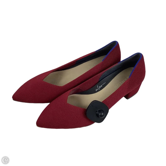 Shoes Heels Block By Rothys In Red, Size: 8.5