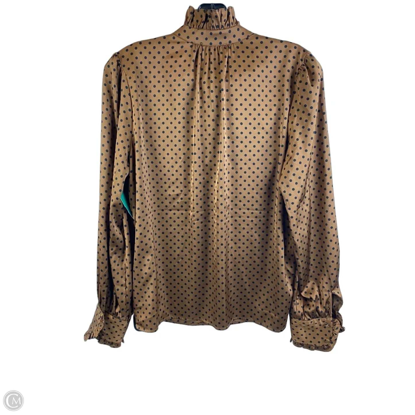 Top Long Sleeve By Maison Damelie In Polkadot Pattern, Size: M